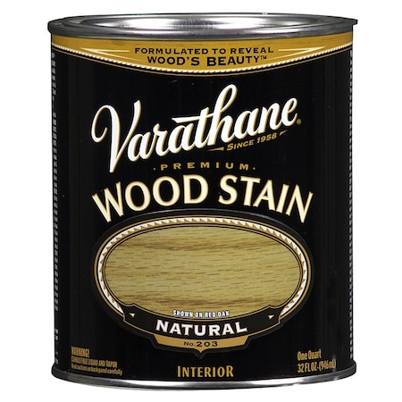 Rust-Oleum 1 Qt Natural Varathane Oil-Based Interior Wood Stain 211688H